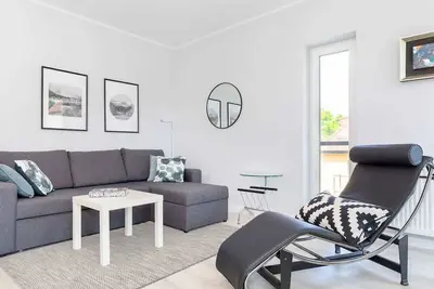 Image de Nowa Flotylla 9 | White and Grey Apartment | View
