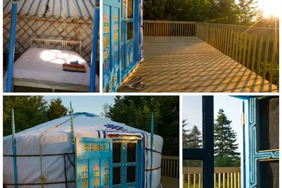 Image de Yourte Big Sky Blue au Cabot Shores Wilderness Resort