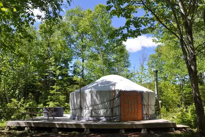 Image de Forrest Yurt au Cabot Shores Wilderness Resort