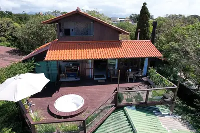 Image de Maison ou Studio sur la plage de Guarda do Embaú Sc