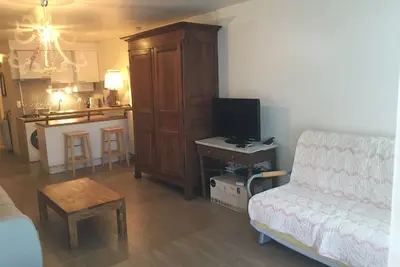 Image de Appartement Studio Cabine ~40m2 en rez-de-jardin Ă 100m de la plage
