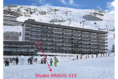 Image de Magnifique studio sur la Croisette - Pied des Pistes (3 flocons or) - Free Wifi