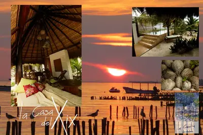 Image de La Casa del Xix \/ avec palapa spectaculaire et piscine maya