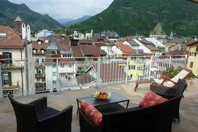 Image de in the old town, luxuriously furnished with a sunny roof terrace