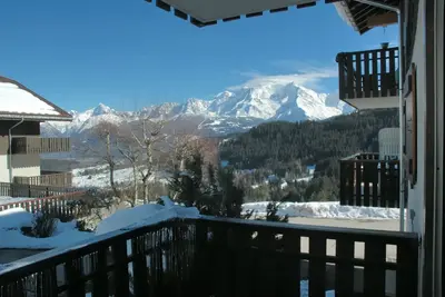 Image de Charmant studio 4 personnes, vue sur le Mont-Blanc, proche domaine skiable
