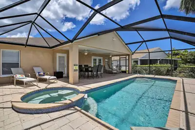Image de Nouveau! Bradenton Home w / Lanai & Piscine d'eau de mer / Spa!