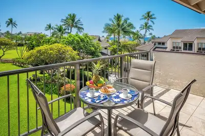 Image de Location de vacances Poipu Vue partielle sur l'océan au Poipu Kai Resort \"A / C Bedroom\" * Kahala 432 *