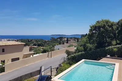 Image de Villa 4 pièces piscine vue mer domaine calme proche centre et plage