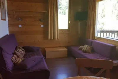 Image de Le Portail 19 - Joli T2, vue sur les pistes et la vallée