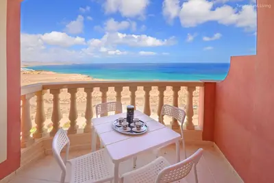 Appartement neuf et moderne avec vue sur l'océan et Wi-Fi gratuit - Costa Calma (S)