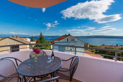 Image de Appartement de vacances Crikvenica pour 2 - 4 personnes avec 1 chambre Ă coucher - Appartement de va
