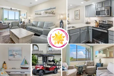 Image de Condo rénové, hôte 5 *, vie de voiturette de golf! Réservez un week-end de 2 nuits en août!