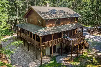 Image de Cabine de luxe dans les bois, 2 chambres et mezzanine