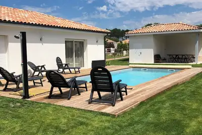 Image de Vacation home pool house Moliets et maa