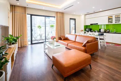 Image de VipHome04 # Luxury Apt 3br # Imperia # Vue sur le jardin