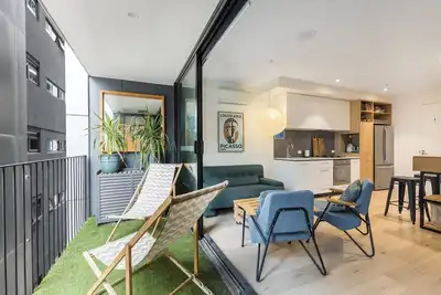 Image de Appartement bohème chic dans le centre de la gastronomie