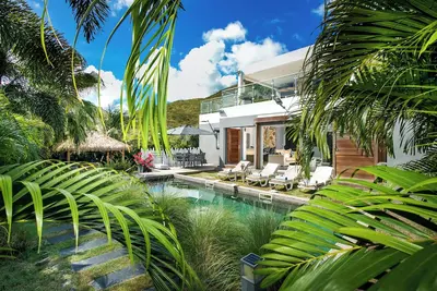 Jungle vibes sxm. Le paradis! jardin tropical, piscine privative & Gazebo!