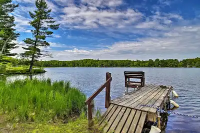 Image de Nouveau! Cabine du lac Burns avec quai, bateau ponton et plus encore!