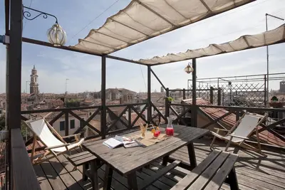 Ca' d'Oro@Locappart - Terrasse & Vue