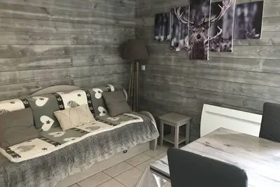 Image de Chalet rénové 7 pers, 2 chambres, parking, animaux admis