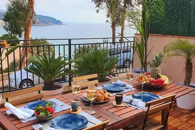 Image de maison en bord de mer dans le centre-ville