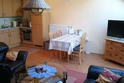 Image de Galerie de l'appartement, douche, Wc, 2 chambres Ă coucher - Friesenborg - Ferienwohnung Klein Sande
