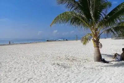 Image de Maison exécutive avec piscine dans une rue d'un million de dollars à 150 marches des Caraïbes