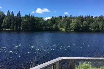 Image de Maison unique avec terrain lacustre sur la côte ouest