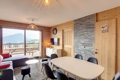 Image de Appartement neuf pour 6 pers. avec parking, balcon et sur pistes