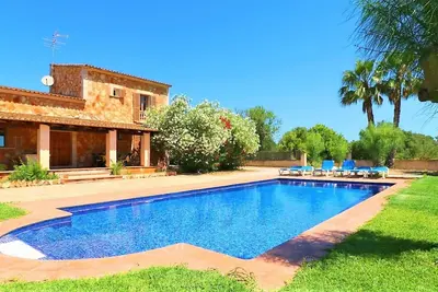 Image de Can Toni 403 finca traditionnelle avec piscine privée, climatisation, grand jardin et WiFi