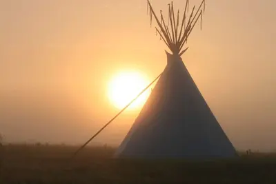 Tipi chez Stepping Stone