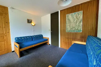 Image de Appartement 6 pers avec balcon exposé Sud, au pied des pistes des Menuires, quartier Croisette