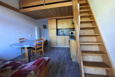 Image de Appartement cosy à 50m des pistes, 2 pièces pour 6 personnes, balcon et services disponibles