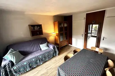 Image de Les Menuires : 2 pièces, 6 pers, balcon Sud, au pied des pistes