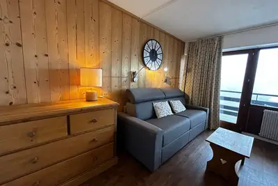Image de Appartement avec balcon, aux pieds des pistes, 5 pers - La Croisette, Les Ménuires