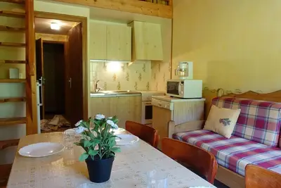 Image de Appartement 7 personnes au pied des pistes avec parking Ă ArĂŞches-Beaufort