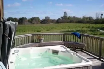 Image de Marcher jusqu'à Big House, profiter de bain à remous après le match!