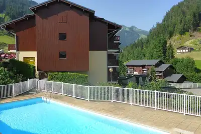 Image de Appartement 4-6 pers, Beaufort, prox. pistes, piscine été, parking, animaux Ok, bien équipé