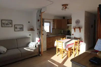 Image de Appartement cosy pour 4 pers Ă Val Cenis Haut, proche pistes, balcon sud-ouest, casier Ă skis