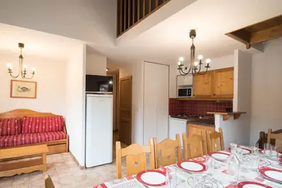 Image de Duplex pour 10 pers, au pied des pistes, proche télécabine et commerces, parking inclus