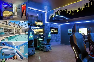 Image de Florida Shores | Une des meilleures maisons de Solara | Amazing Arcade Games Room & Lits pour enfants
