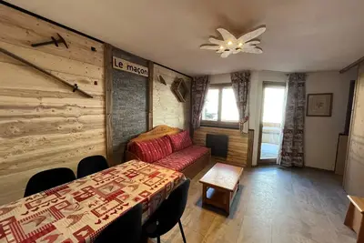 Image de Appartement 6 personnes spacieux au pied des pistes, proximité télécabine, commerces et services