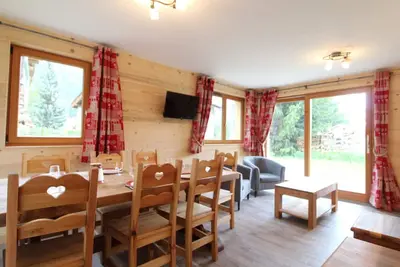 Image de Appartement spacieux pour 8 personnes à Val Cenis Lanslevillard, proche des pistes et commodités