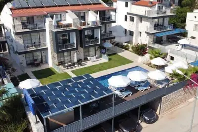 Stonehouse Apparts Kalkan 1 + 1 avec terrasse de jardin n ° 1