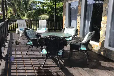 Loft de plage en verre de mer
