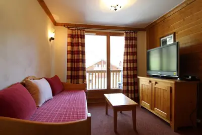 Image de Appartement cosy 4 pers. pied des pistes avec parking et piscine - Lanslebourg