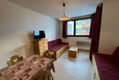 Image de Appartement confortable à Val Cenis Lanslebourg, 300m des pistes, 5 personnes, balcon, casier à skis