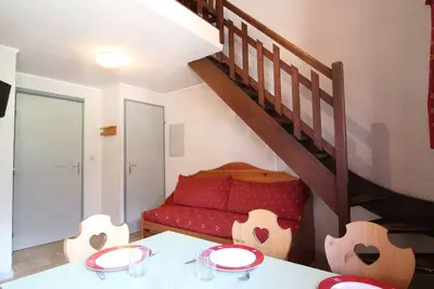 Image de Appartement cosy pour 5 à Val Cenis Lanslevillard, résidence Les Hauts de Val Cenis, pied des pistes