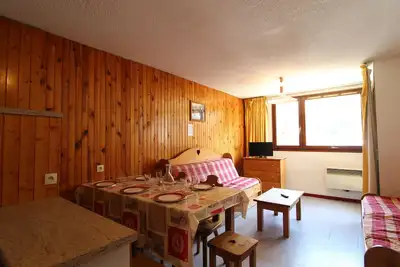 Image de Appartement à Val Cenis Lanslebourg, 300m des pistes, 7 pers, balcon sud et garage