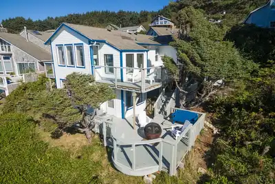 Image de Incroyable maison front de mer situé dans Neskowin avec vue superbe sur le Pacifique